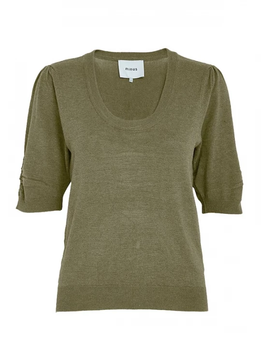 Foto van product minus Shirt 'Pam' olijfgroen
