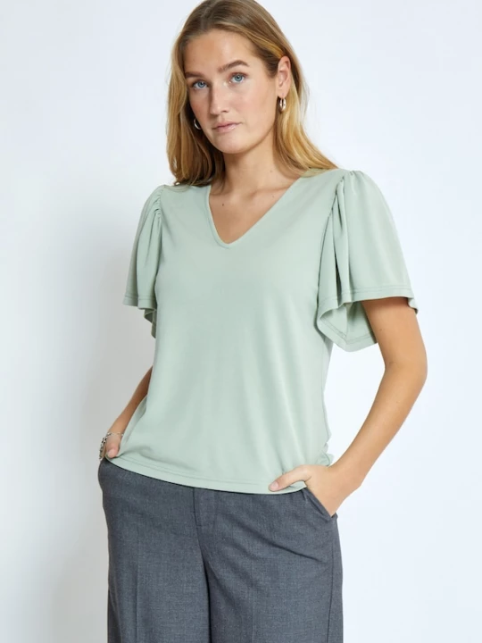 Foto van product minus Shirt 'Rianne' pastelgroen
