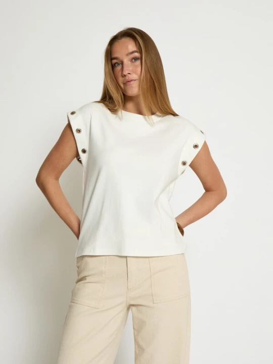 Foto van product minus Shirt 'Stefi' wit