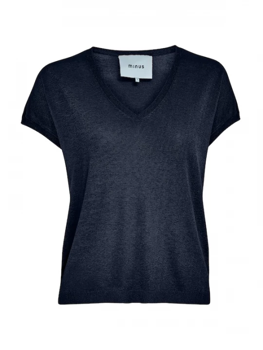Foto van product minus Top 'Carlina' nachtblauw
