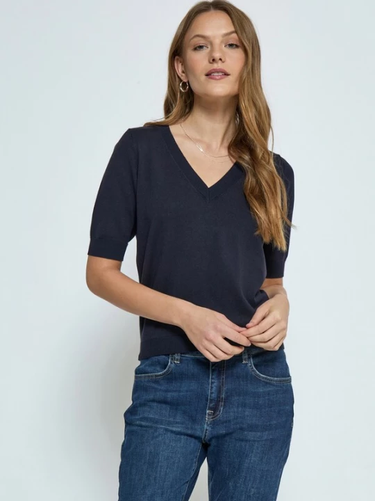 Foto van product minus Top 'Milla' donkerblauw