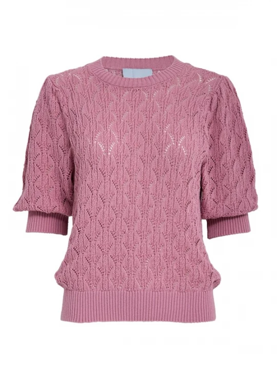 Foto van product minus Trui 'Lamina' mauve