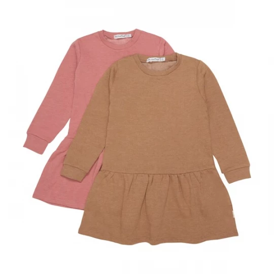 Foto van product MINYMO Jurk bruin / rosa