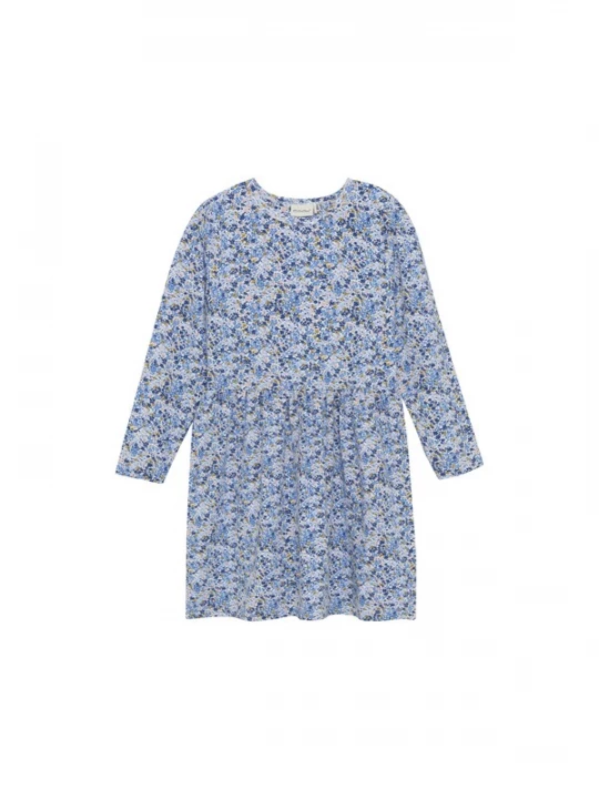 Foto van product MINYMO Jurk ' MIDress LS AOP ' blauw