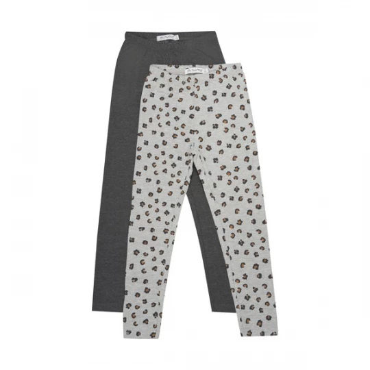 Foto van product MINYMO Leggings karamel / donkergrijs / grijs gemêleerd / zwart