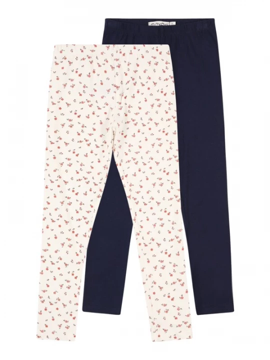Foto van product MINYMO Leggings navy / groen / rood / offwhite