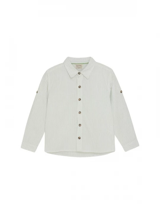 Foto van product MINYMO Overhemd mintgroen / wit