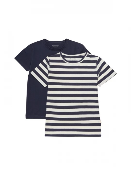 Foto van product MINYMO Shirt donkerblauw / natuurwit
