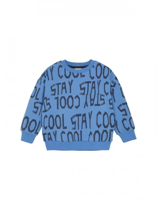 Foto van product MINYMO Trui ' MISweatshirt LS AOP ' blauw