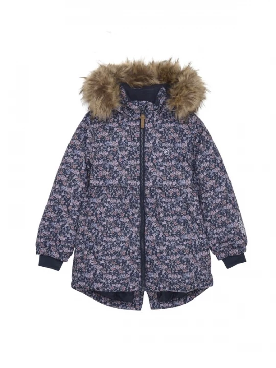 Foto van product MINYMO Winterjas 'Snow' lichtblauw / donkerblauw / rosa / wit
