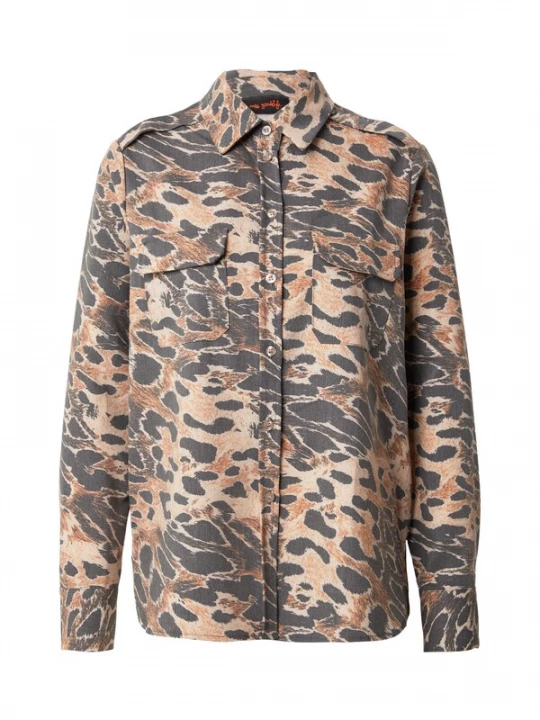 Foto van product miss goodlife Blouse 'Fancy' beige / bruin / antraciet