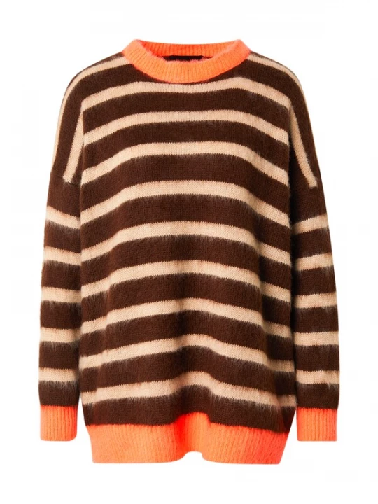Foto van product miss goodlife Trui beige / bruin / oranje