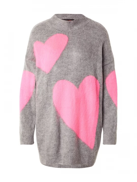 Foto van product miss goodlife Trui grijs / pink