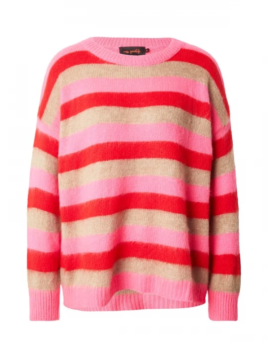 Foto van product miss goodlife Trui sand / rosa / rood