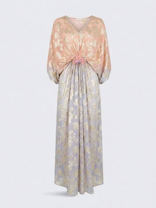Foto van product Miss June Jurk 'Caftan Long Pastel' gemengde kleuren