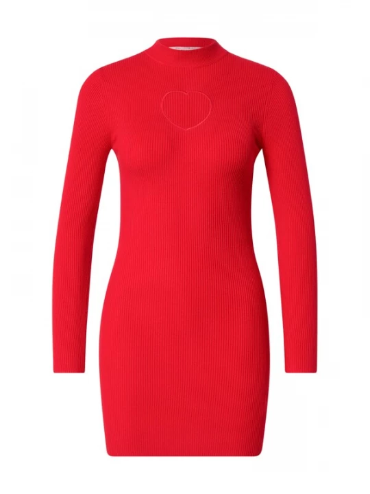 Foto van product Miss Selfridge Gebreide jurk rood