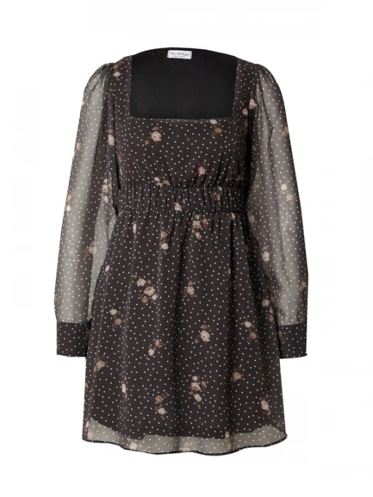 Foto van product Miss Selfridge Jurk crème / bruin / zwart