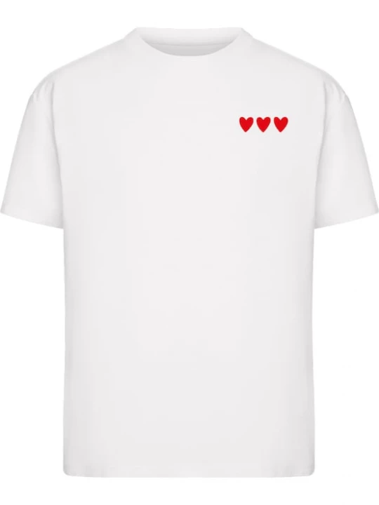 Foto van product Miss Tee Shirt 'Amour Toujours Heart' rood / zwart / wit