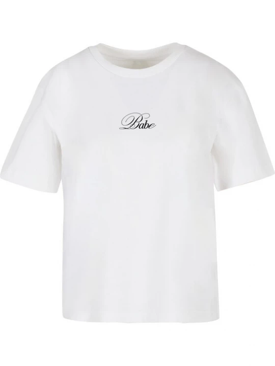 Foto van product Miss Tee Shirt 'Babe' zwart / wit