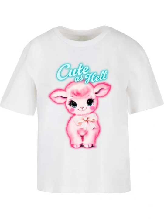 Foto van product Miss Tee Shirt blauw / pink / zwart / wit