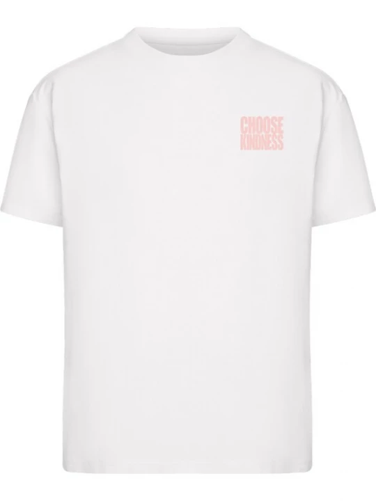 Foto van product Miss Tee Shirt 'Choose Kindness Roses' rosé / wit