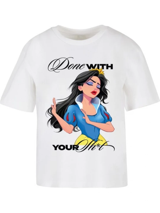Foto van product Miss Tee Shirt 'Done With Your Sh*it' wit