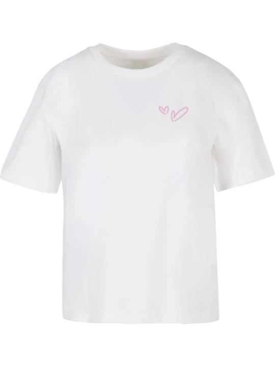 Foto van product Miss Tee Shirt 'Embrace Every Moment' pink / wit