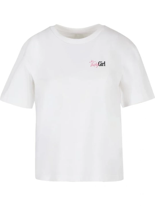 Foto van product Miss Tee Shirt 'Friday Girl' pitaja roze / zwart / wit