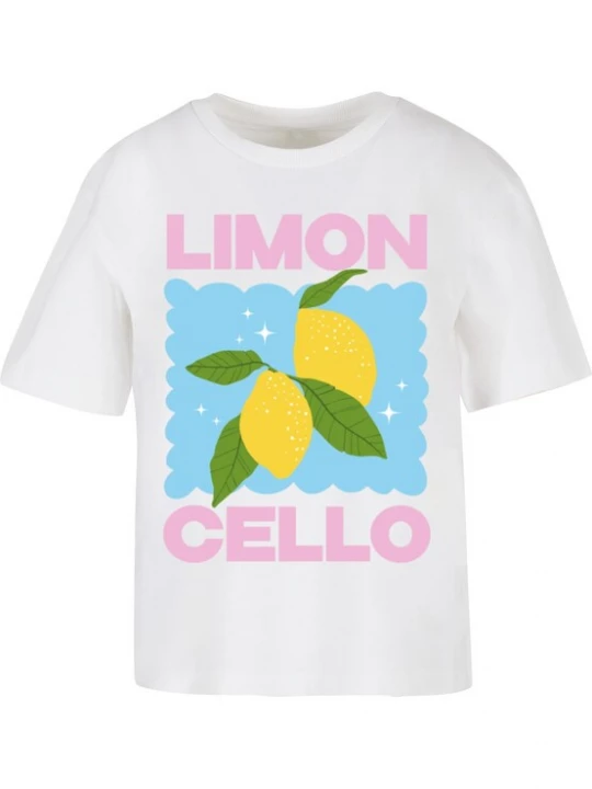 Foto van product Miss Tee Shirt hemelsblauw / geel / groen / wit
