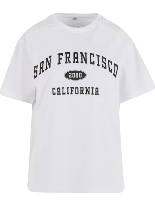 Foto van product Miss Tee Shirt 'San Francisco City' zwart / wit