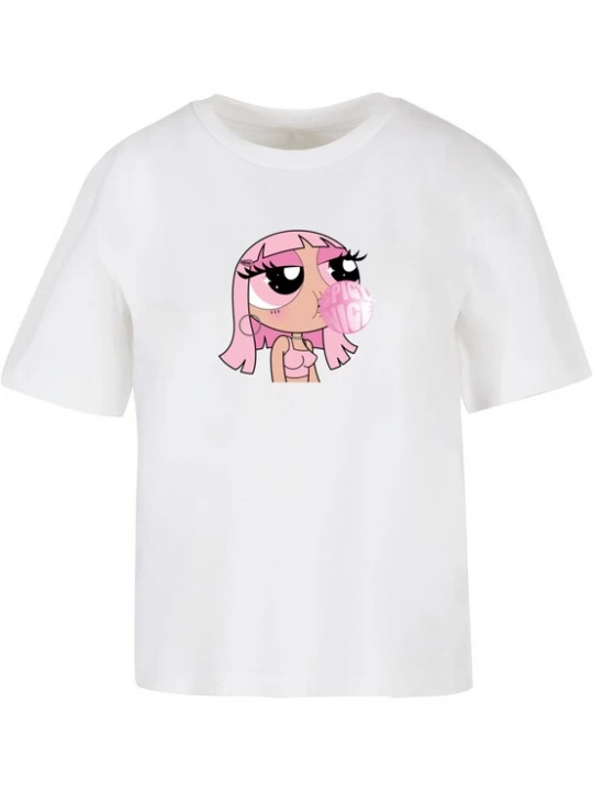 Foto van product Miss Tee Shirt 'Spicy Nice' rosa / poederroze / zwart / wit