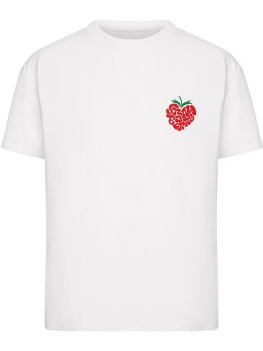 Foto van product Miss Tee Shirt 'Strawberry Heart' groen / rood / wit