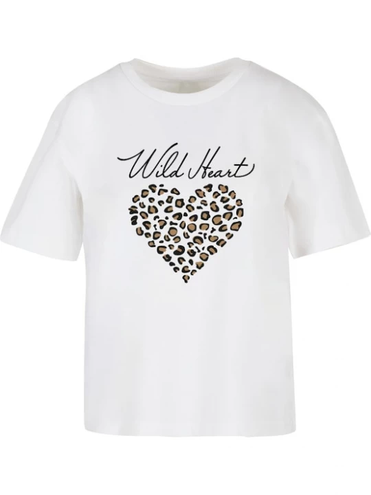 Foto van product Miss Tee Shirt 'Wild Heart Leo' bruin / zwart / wit
