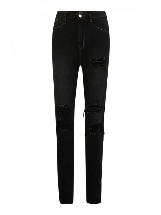 Foto van product Missguided Tall Jeans 'RIOT' black denim