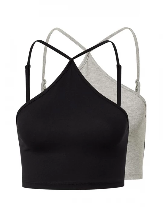 Foto van product Missguided Top lichtgrijs / zwart
