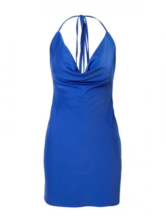 Foto van product Misspap Cocktailjurk royal blue / koningsblauw