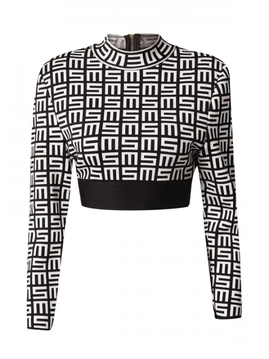 Foto van product Misspap Shirt zwart / wit