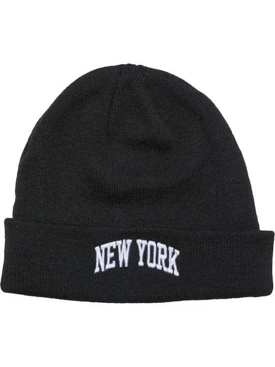 Foto van product Mister Tee Muts 'New York' zwart / wit