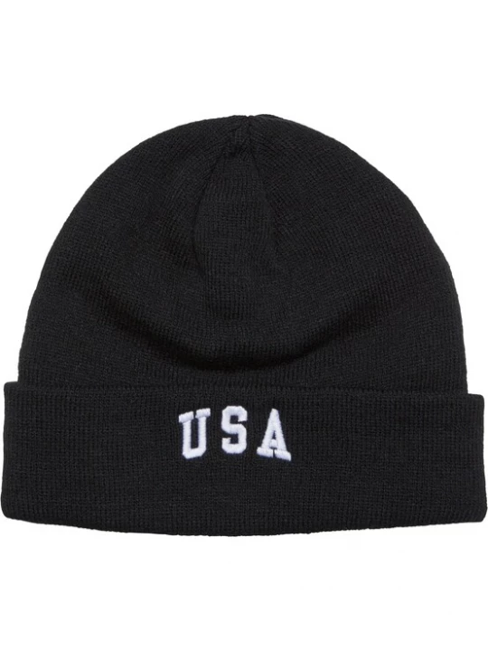 Foto van product Mister Tee Muts 'USA' zwart / wit