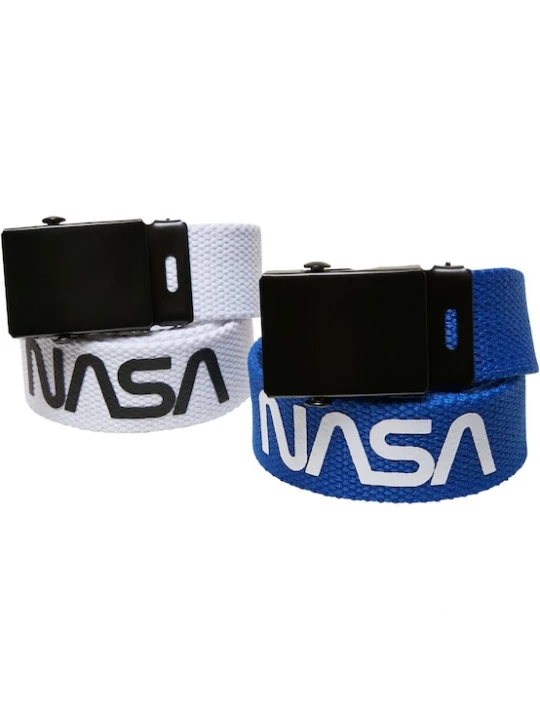 Foto van product Mister Tee Riem 'NASA' blauw / zwart / wit