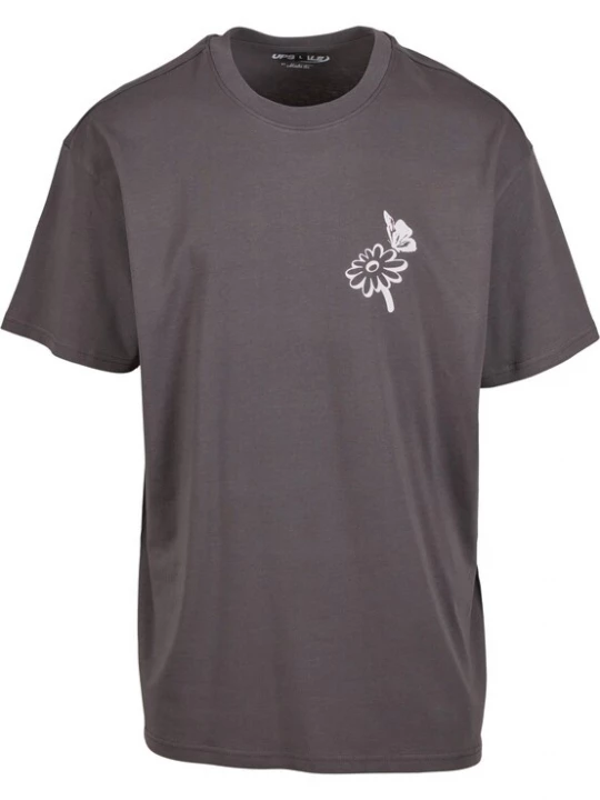 Foto van product Mister Tee Shirt 'Actions' donkergrijs / wit