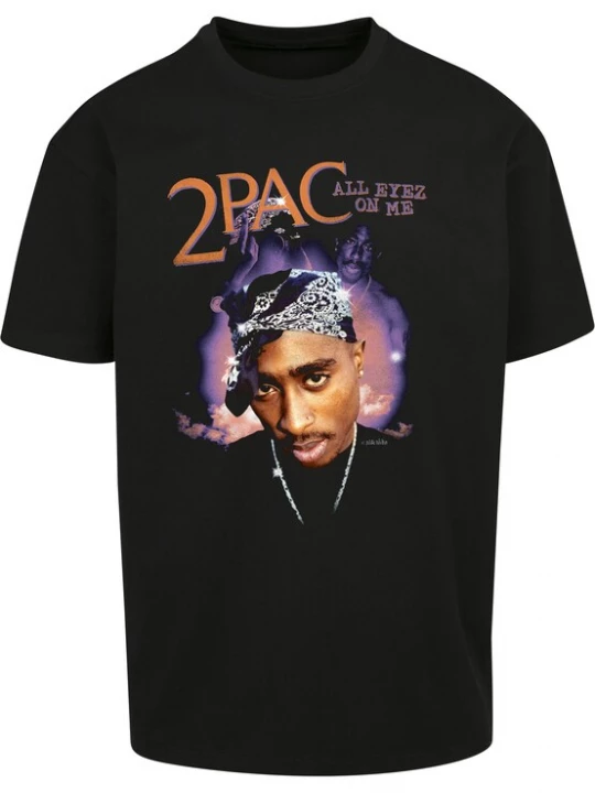 Foto van product Mister Tee Shirt 'All Eyez On Me' gemengde kleuren / zwart