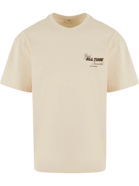 Foto van product Mister Tee Shirt 'All Time Favorite' sand / zwart / offwhite