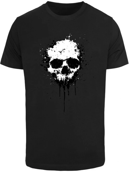Foto van product Mister Tee Shirt 'Artsy Skull' zwart / wit