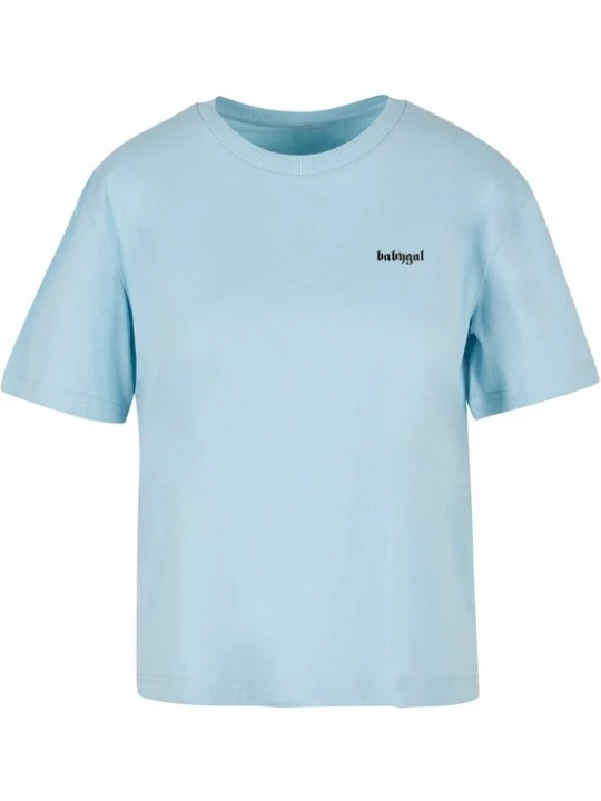 Foto van product Mister Tee Shirt 'Babygal' blauw / lichtblauw / zwart
