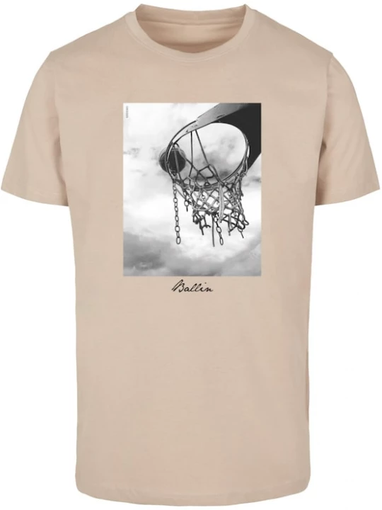 Foto van product Mister Tee Shirt 'Ballin 2.0' beige / grijs / zwart