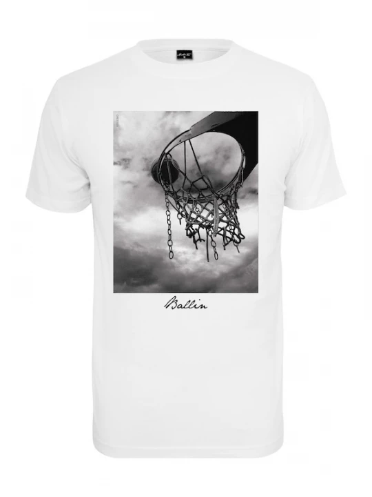 Foto van product Mister Tee Shirt 'Ballin 2.0' grijs / donkergrijs / zwart / wit