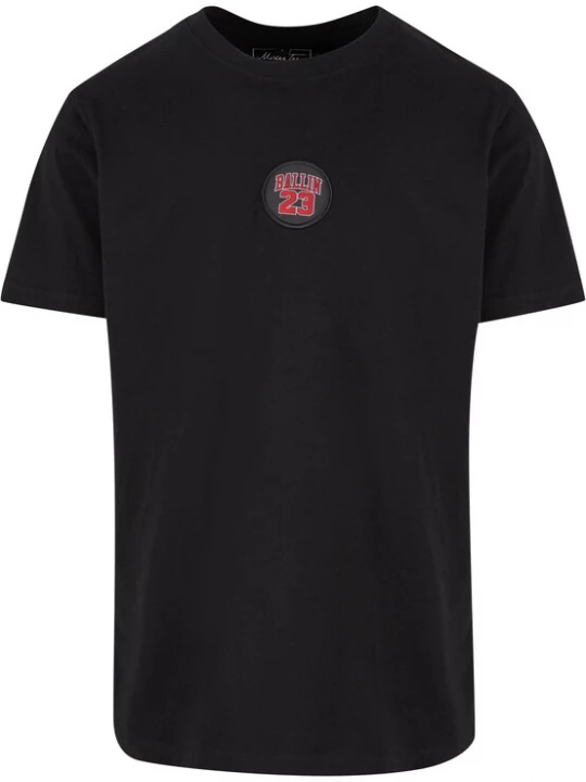 Foto van product Mister Tee Shirt 'Ballin 23' rood / zwart / wit