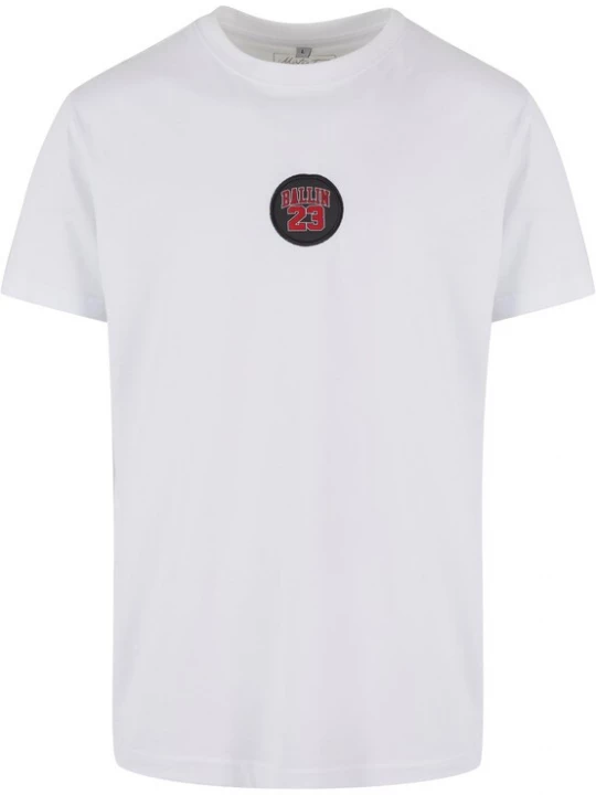 Foto van product Mister Tee Shirt 'Ballin 23' rood / zwart / wit
