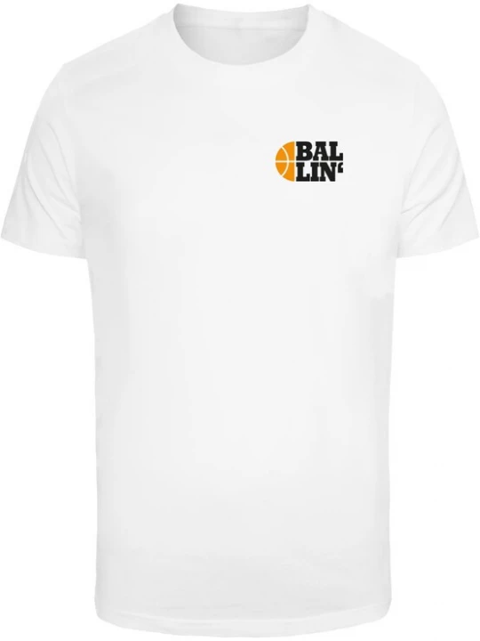 Foto van product Mister Tee Shirt 'Ballin' zwart / wit
